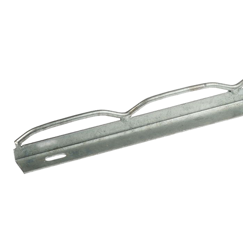 Buisklem wall connectors enabling secure, weather-resistant fence attachments to brick, concrete, or other vertical surfaces.